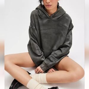 Free People We The Free Your Favorite Washed Hoodie Greyhound Combo